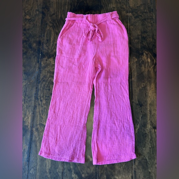 Sincerly Jules Pants - Sincerly Jules Pink Drawstring Pants